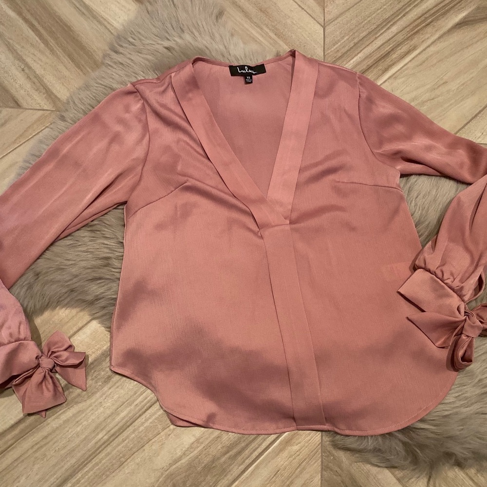 Silky Pink Top